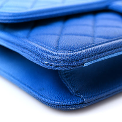 Chanel Caviar Quilted Medium Sunset On The Sea Flap Blue 8 of 15