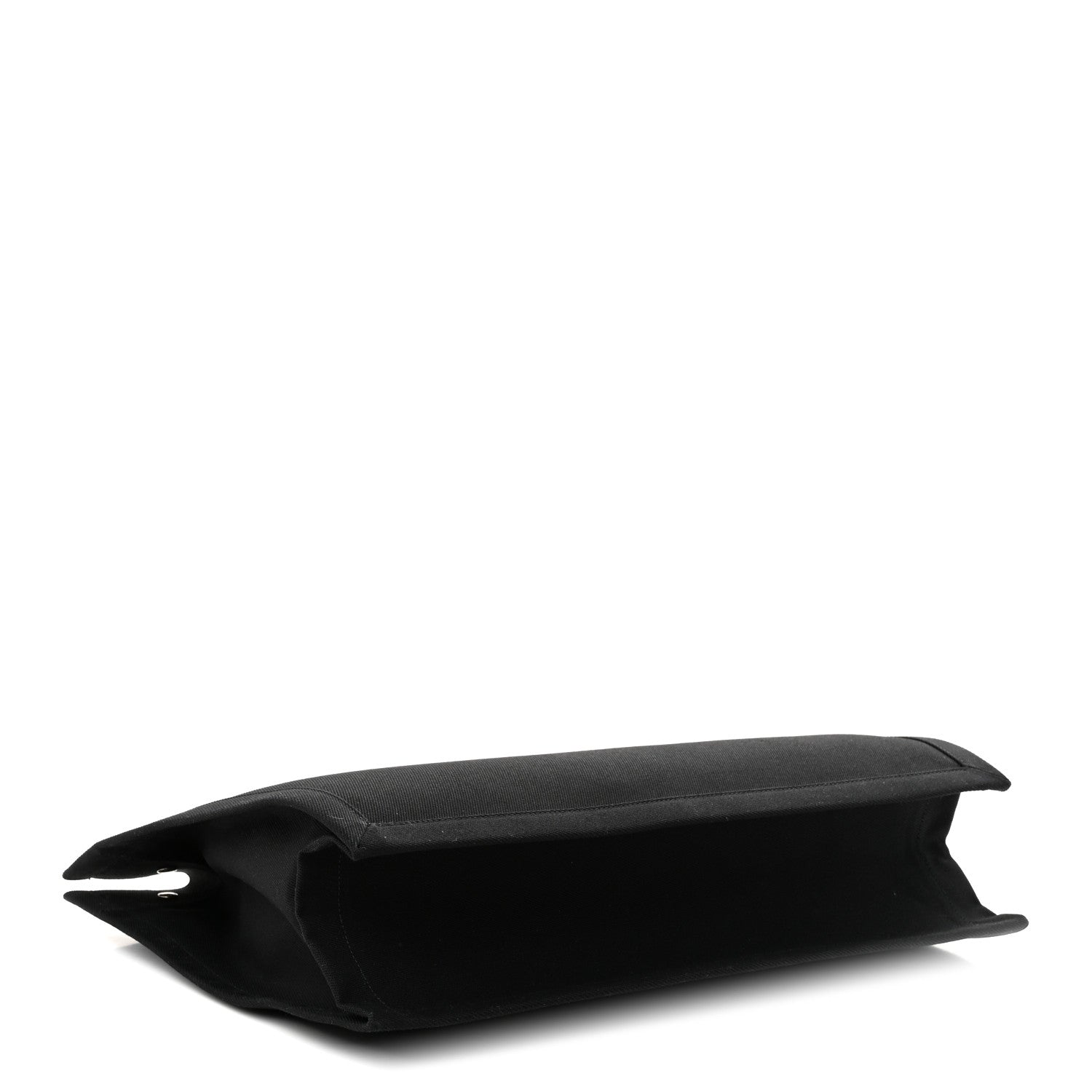 Saint Laurent Linen Calfskin Rive Gauche Tote Black 3 of 9