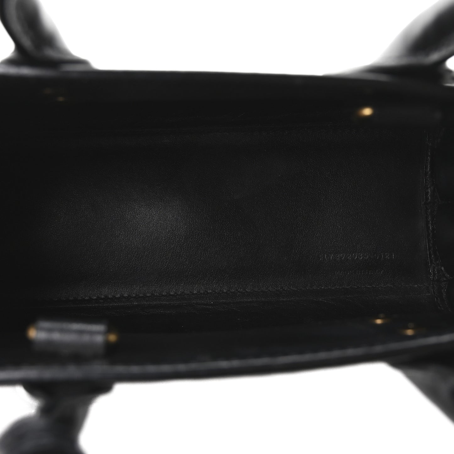 Calfskin Nano Sac De Jour Black