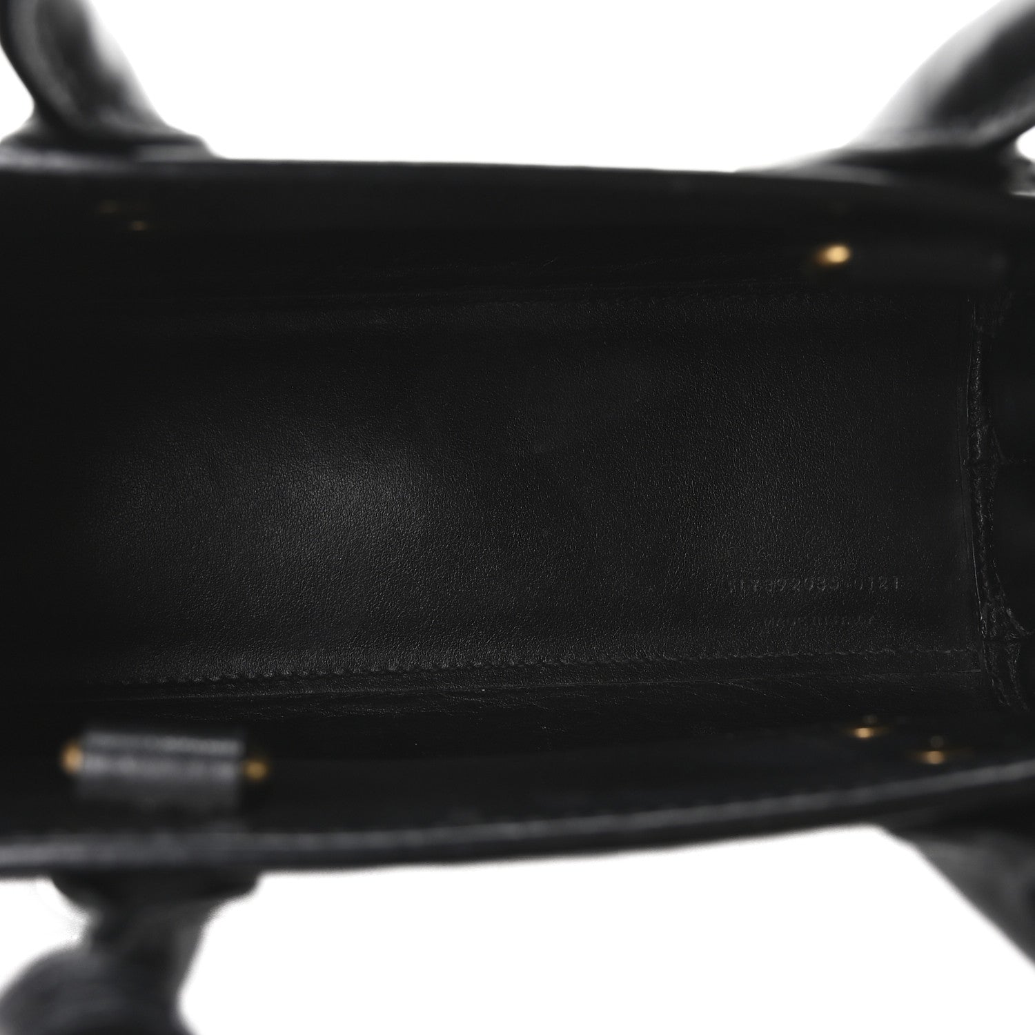 Saint Laurent Calfskin Nano Sac De Jour Black 5 of 10