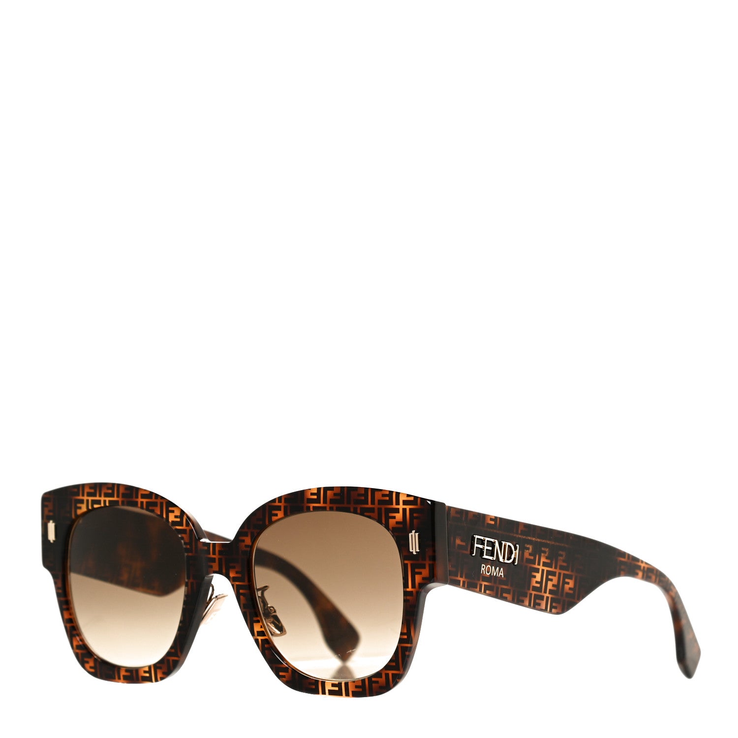 Fendi Acetate FF Sunglasses FF 0458/G/S Havana 1 of 9