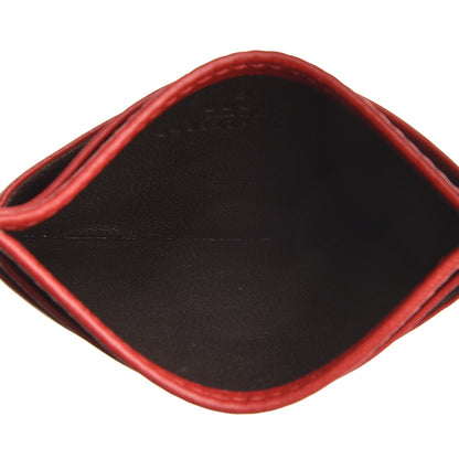Gucci Calfskin Matelasse GG Marmont Card Holder Hibiscus Red 5 of 7