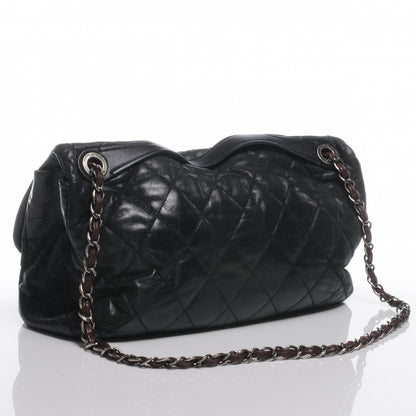 Chanel Iridescent Calfskin In The Mix Jumbo Flap Black 3 of 8