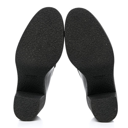 Hermes Calfskin Didi 70 Loafers 36.5 Black 5 of 8