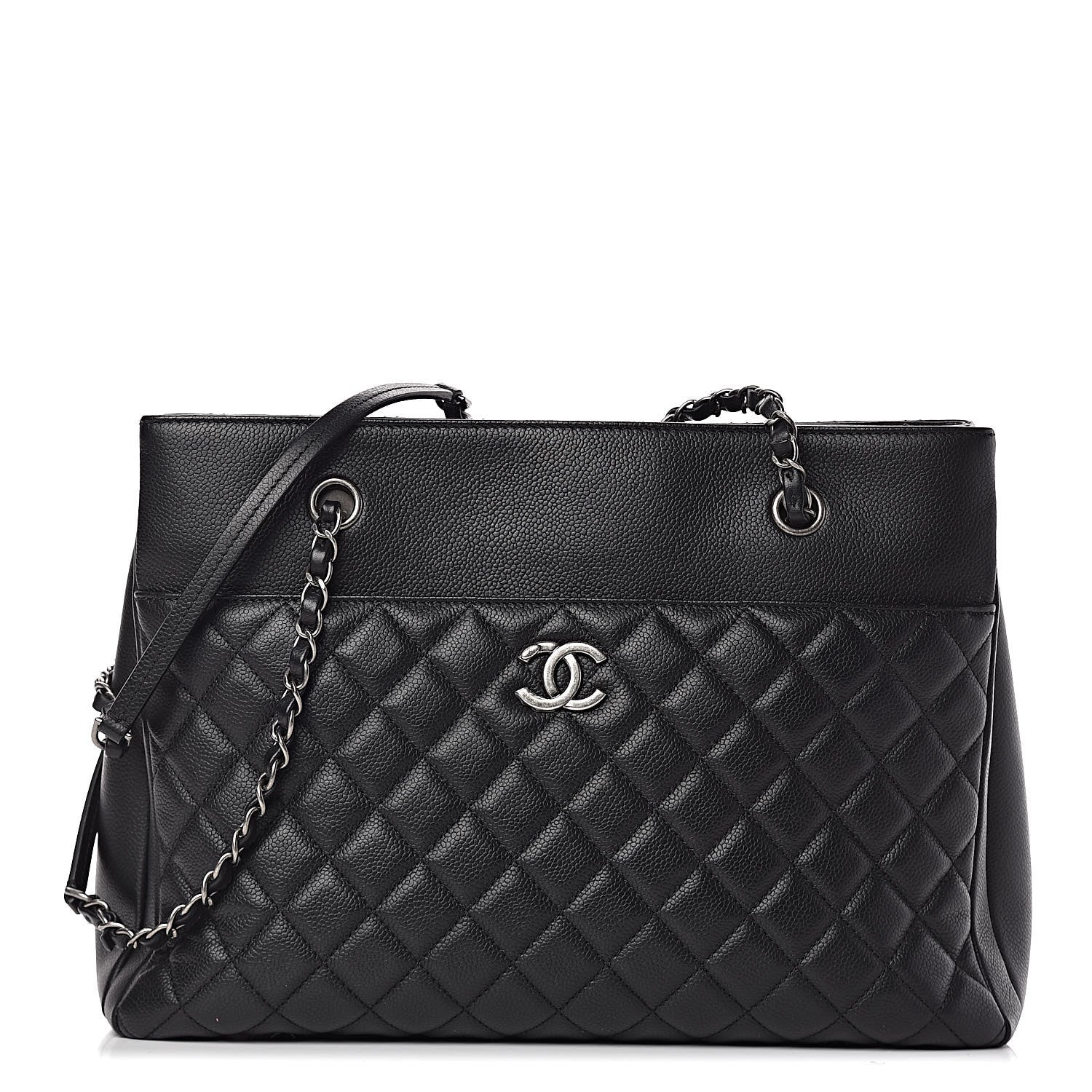 Chanel Caviar Quilted Urban Companion Shopping Tote Black 1 of 11