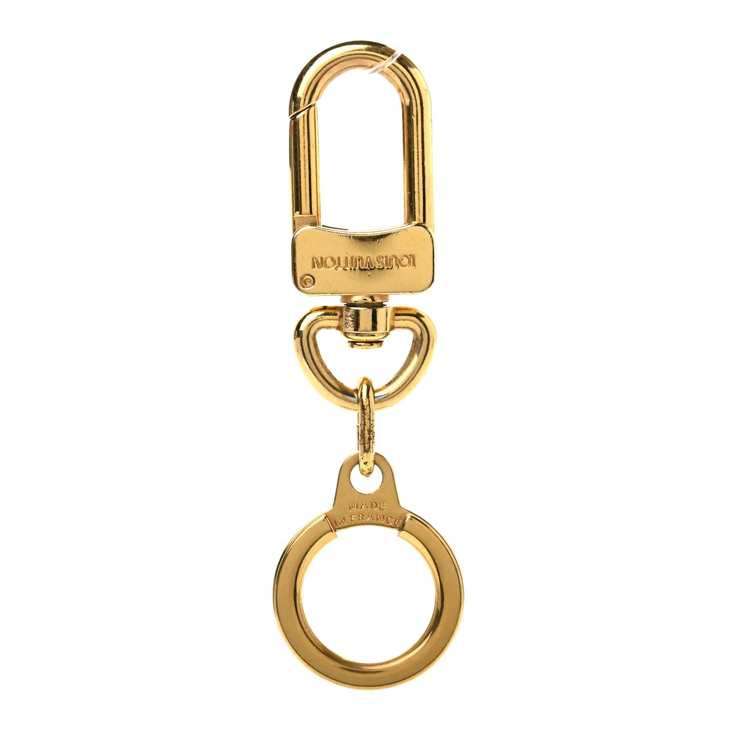 Louis Vuitton Pochette Extender Key Ring Gold 1 of 5