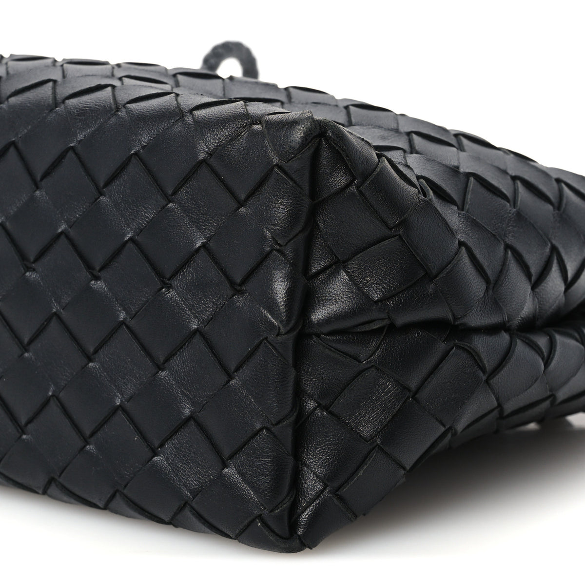 Nappa Intrecciato Small Andiamo Shoulder Bag Black