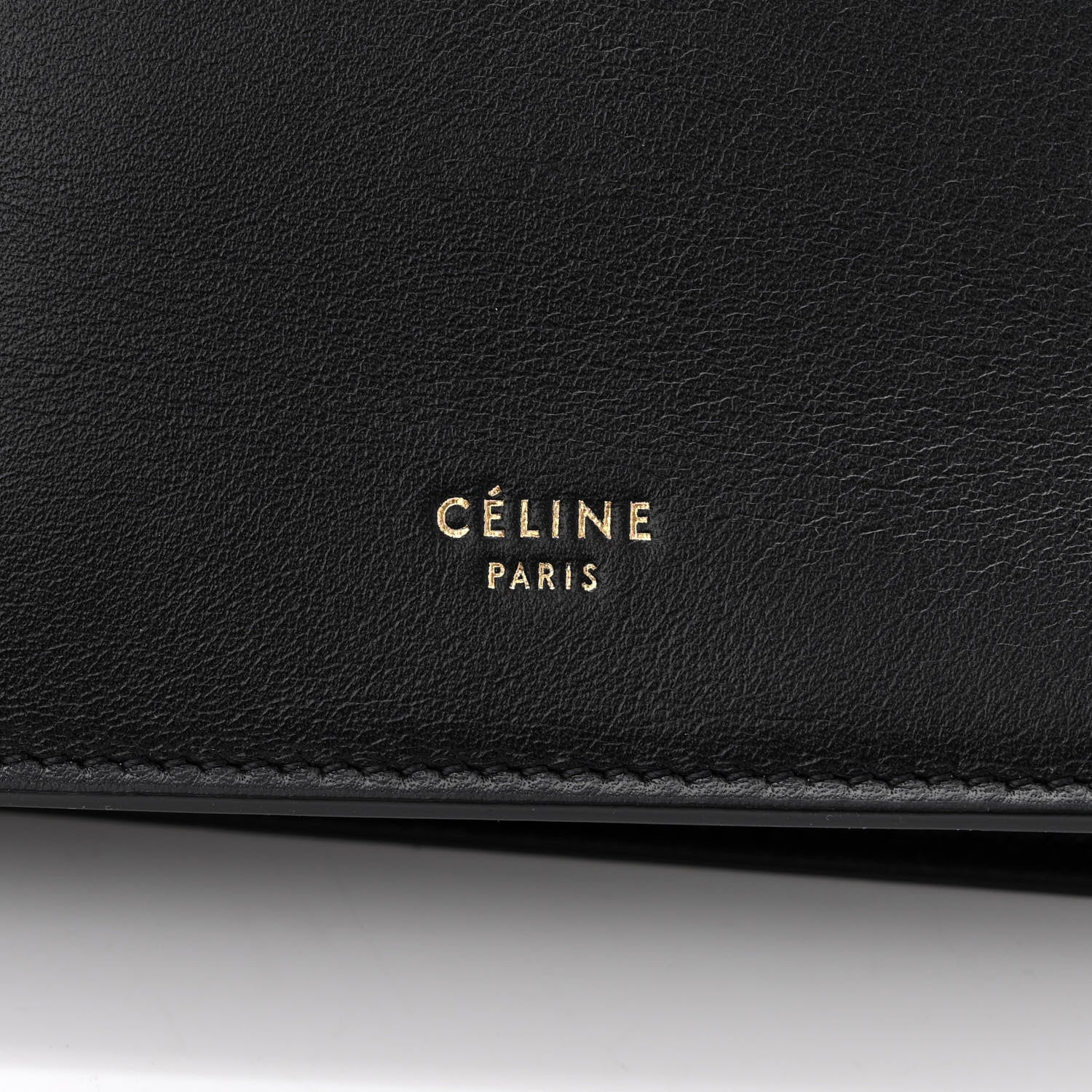 Celine Smooth Calfskin Mini Clasp Bag Black 6 of 11