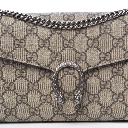 Gucci GG Supreme Monogram Mini Dionysus Chain Wallet Beige Vulcanic Red 10 of 11
