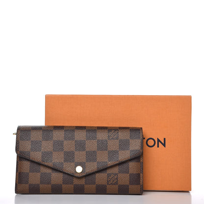 Louis Vuitton Damier Ebene Sarah Wallet NM 7 of 7