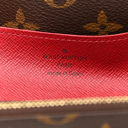 Louis Vuitton Monogram Emilie Wallet Red 6 of 10
