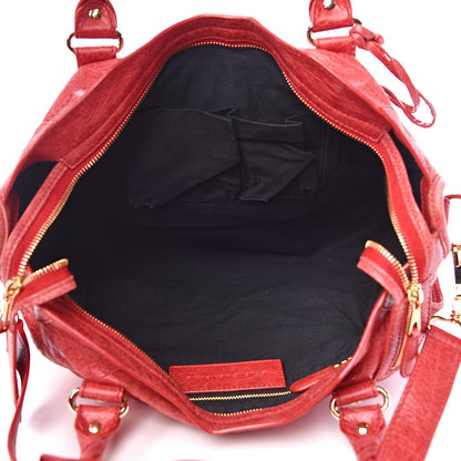 Balenciaga Agneau Giant 12 Gold Hardware City Rouge Cardinal 4 of 13