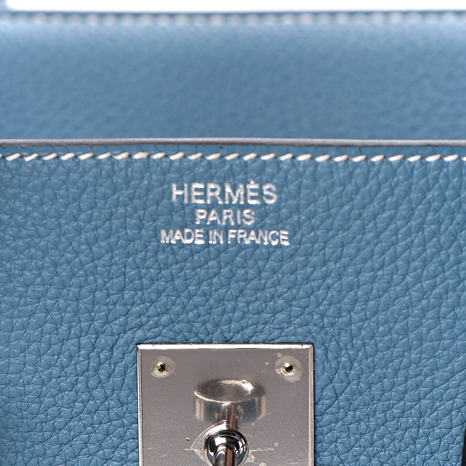 Hermes Togo Birkin 35 Blue Jean 6 of 36