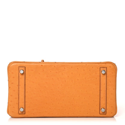 Hermes Ostrich Birkin 30 Abricot 6 of 35