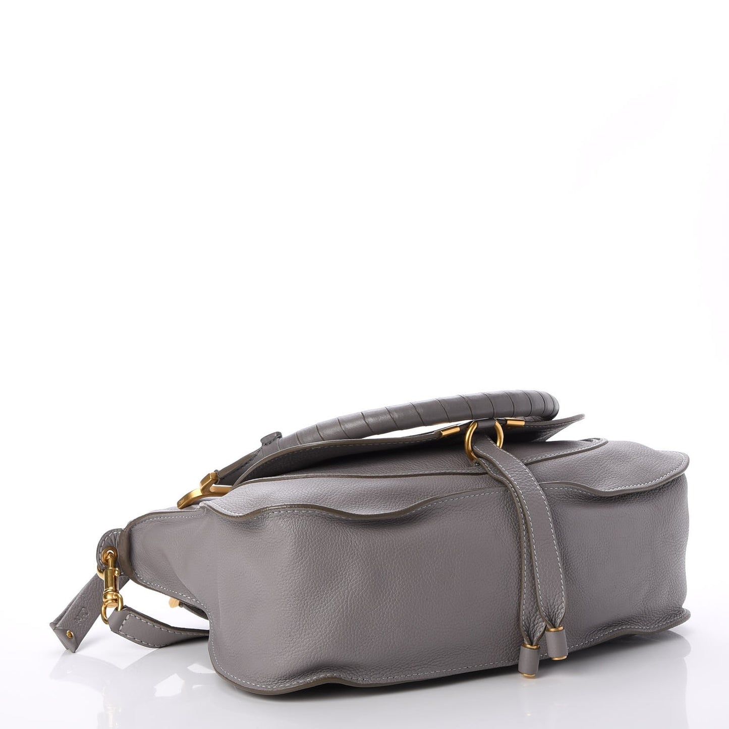Calfskin Medium Marcie Satchel Cashmere Grey