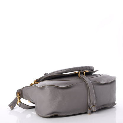 Chloe Calfskin Medium Marcie Satchel Cashmere Grey 5 of 8
