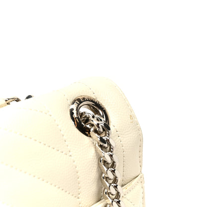 Saint Laurent Grain De Poudre Textured Mixed Matelasse Large Triquilt Monogram Satchel Porcellana 13 of 15