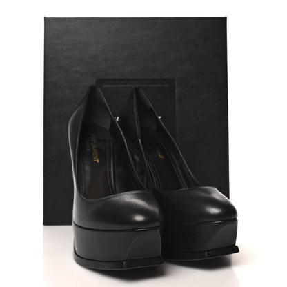 Saint Laurent Calfskin Tripon Tribute 105 Pumps 37.5 Black 3 of 9