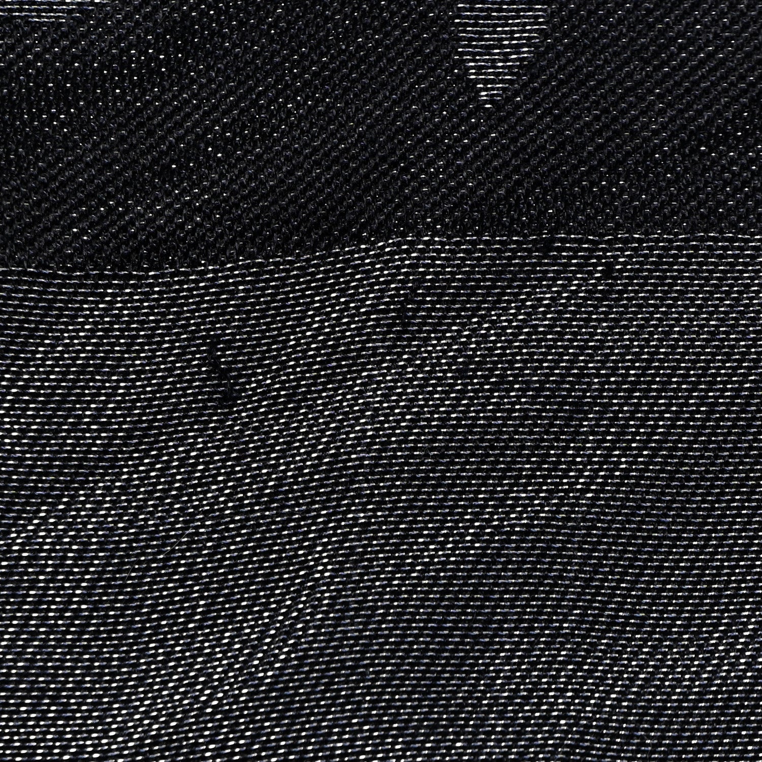Louis Vuitton Silk Lurex Wool Monogram Shine Shawl Black 9 of 10