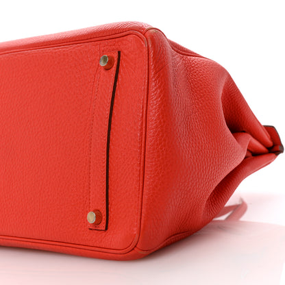 Hermes Togo Birkin 35 Rouge de Coeur 10 of 11