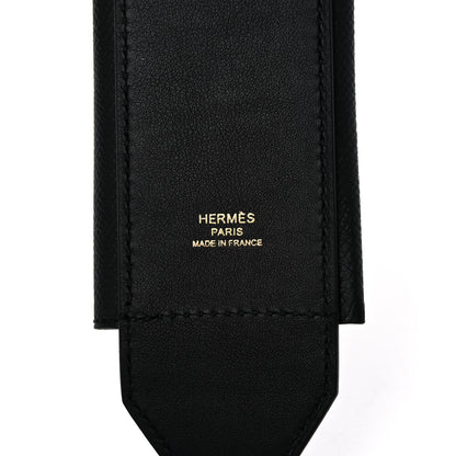 Hermes Swift Epsom Pocket Kelly Shoulder Strap Black 3 of 8