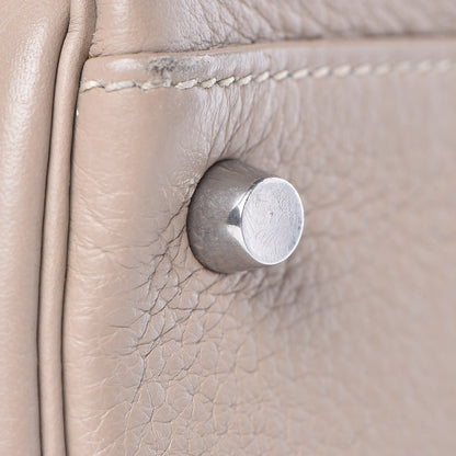 Hermes Taurillon Clemence Kelly Retourne 35 Gris Tourterelle 31 of 80