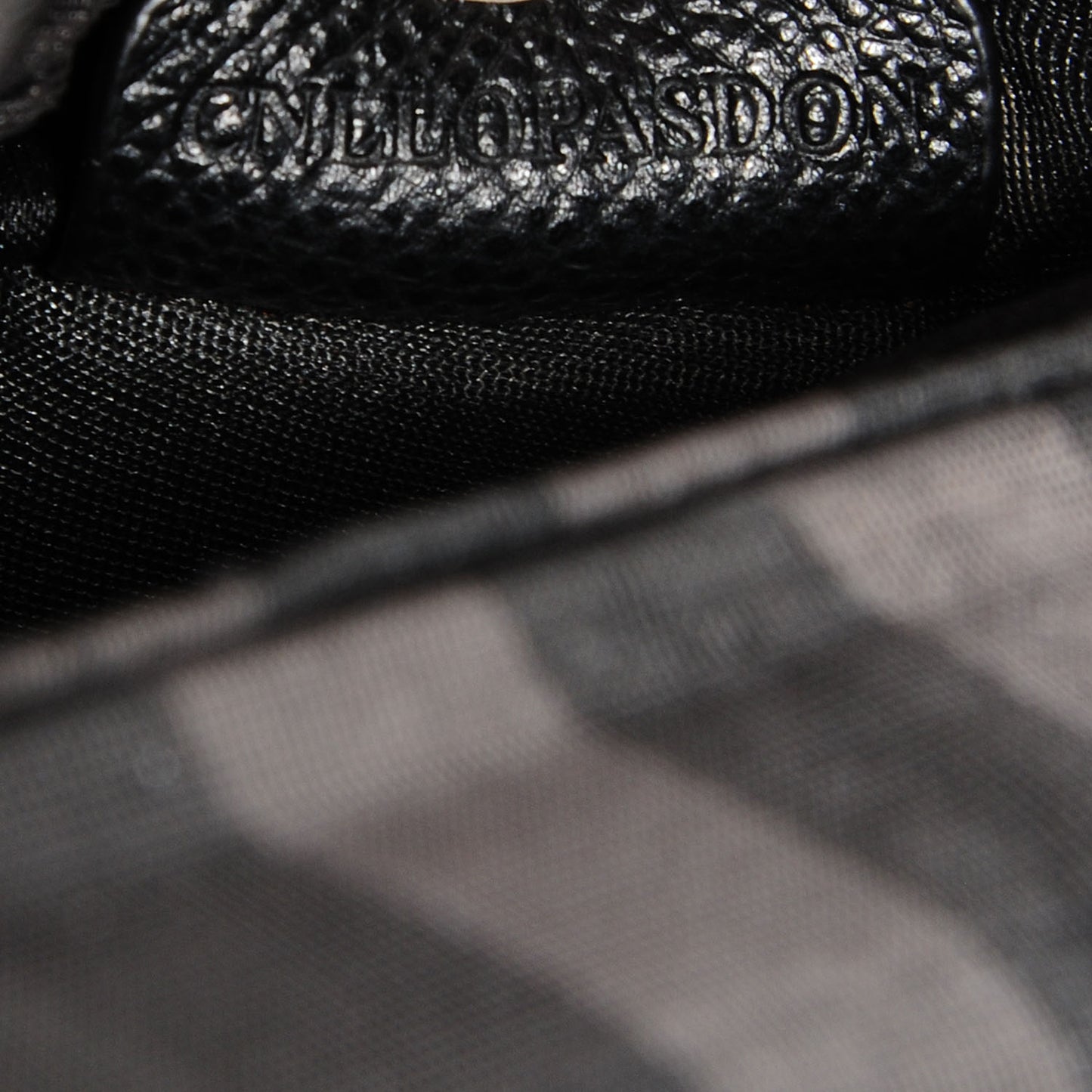 Smoked Check Carry-On Suitcase Black
