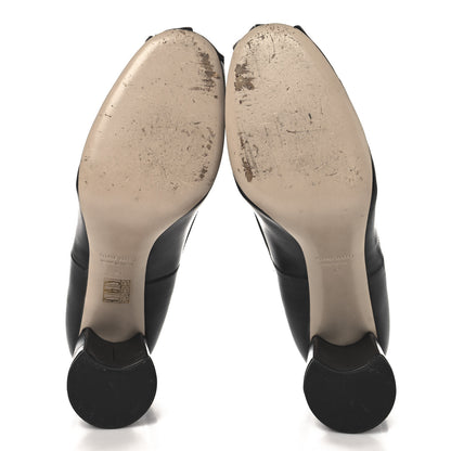 Miu Miu Nappa Ruched Pumps Black 41 Black 6 of 9