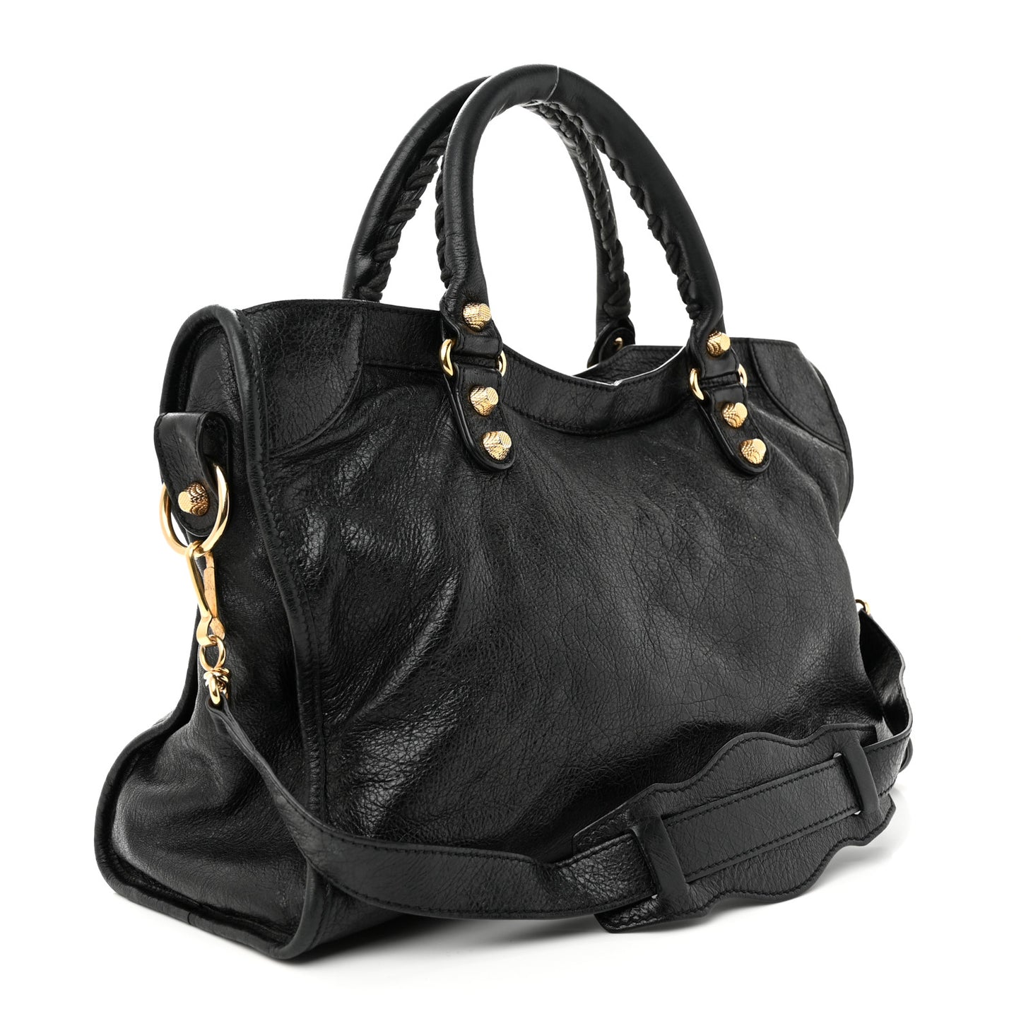 Agneau Giant 12 Gold Hardware City Black