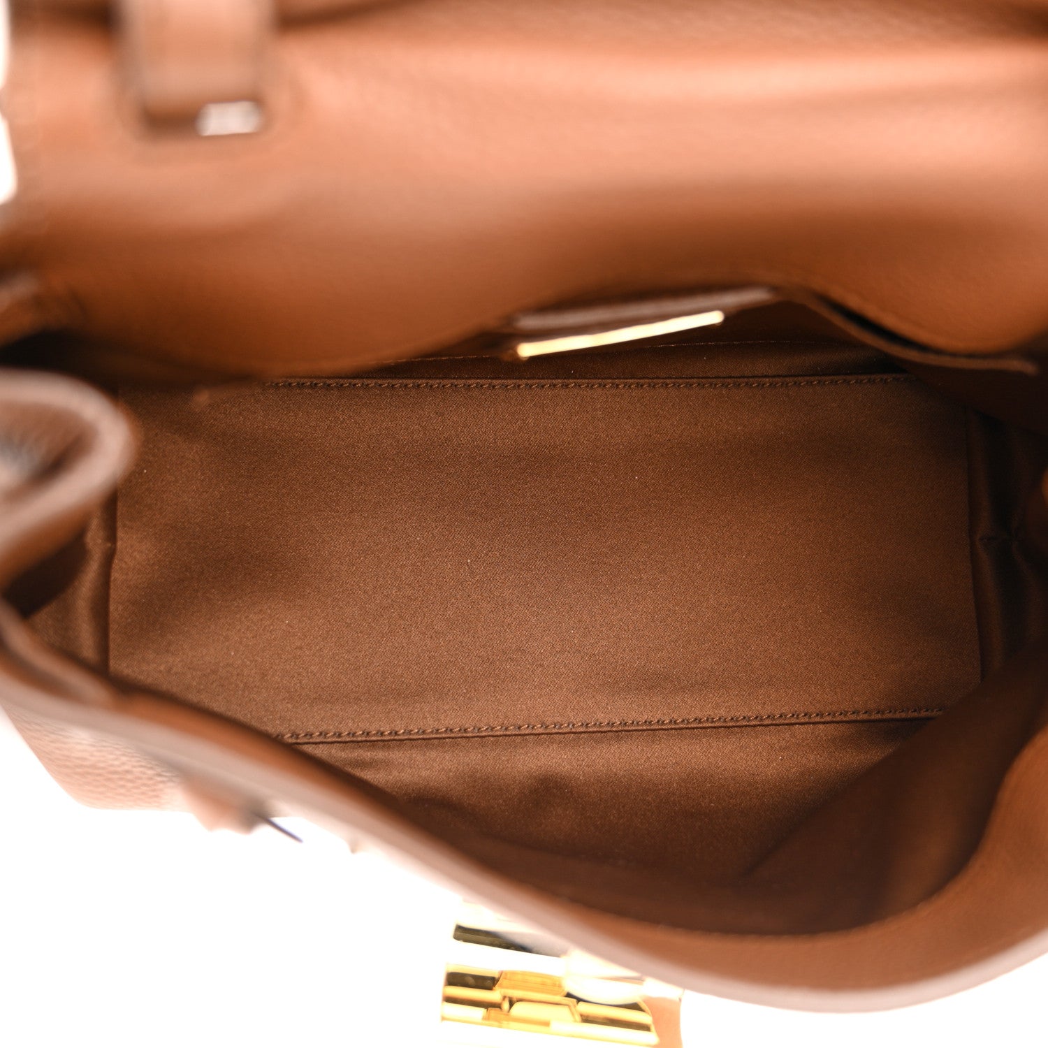 Salvatore Ferragamo Grained Calfskin Ginger Crossbody Brown 5 of 14