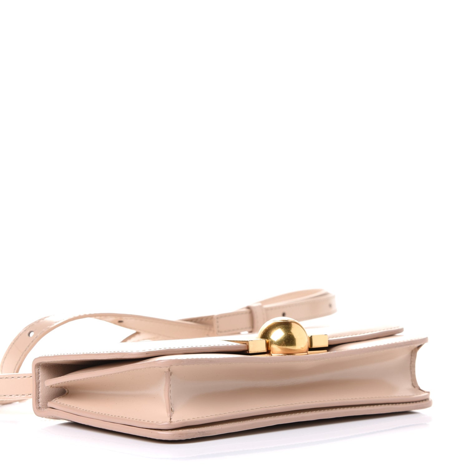 Bottega Veneta Spazzolato Calfskin Classic Mini BV Bag Nude 3 of 4