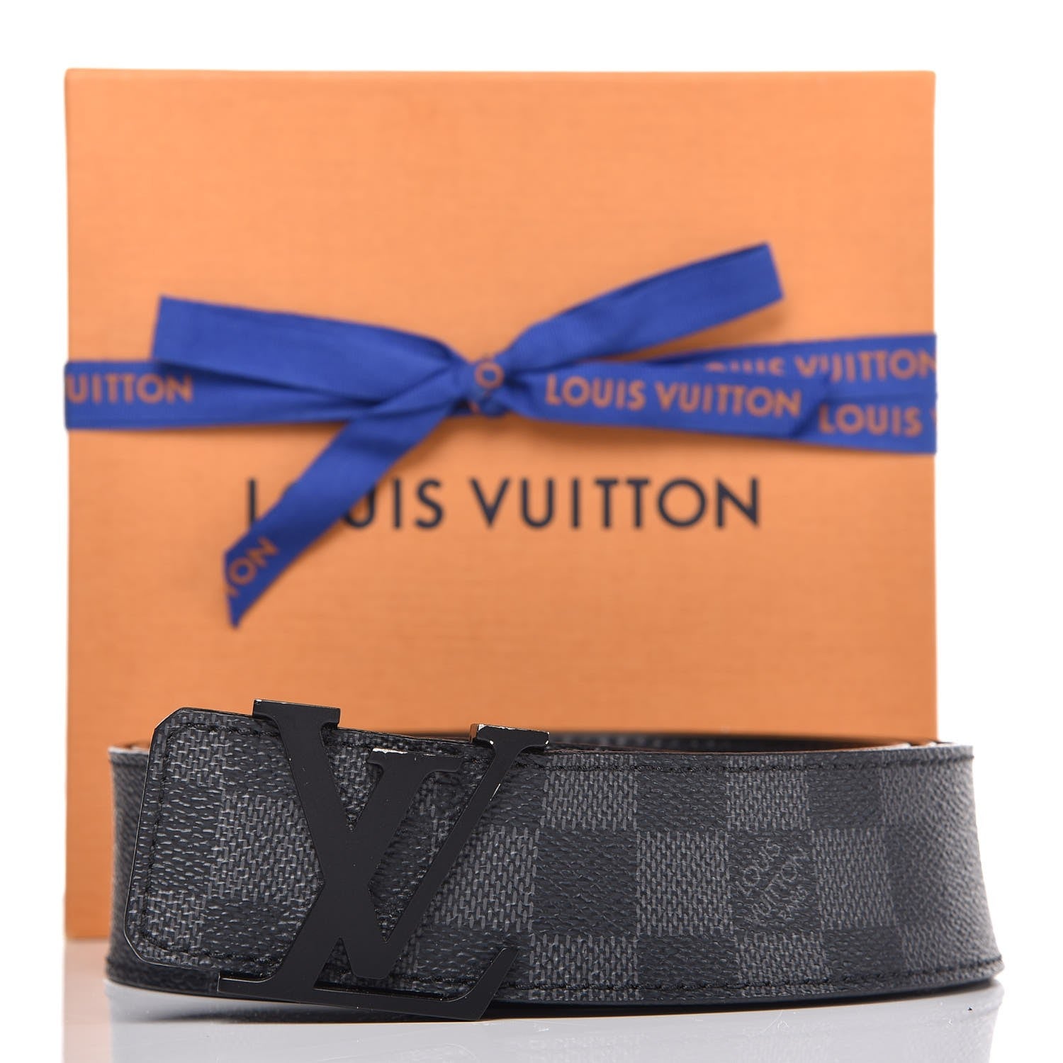 Louis Vuitton Damier Graphite 40mm LV Initiales Belt 120 48 13 of 13