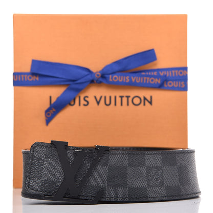 Louis Vuitton Damier Graphite 40mm LV Initiales Belt 120 48 13 of 13