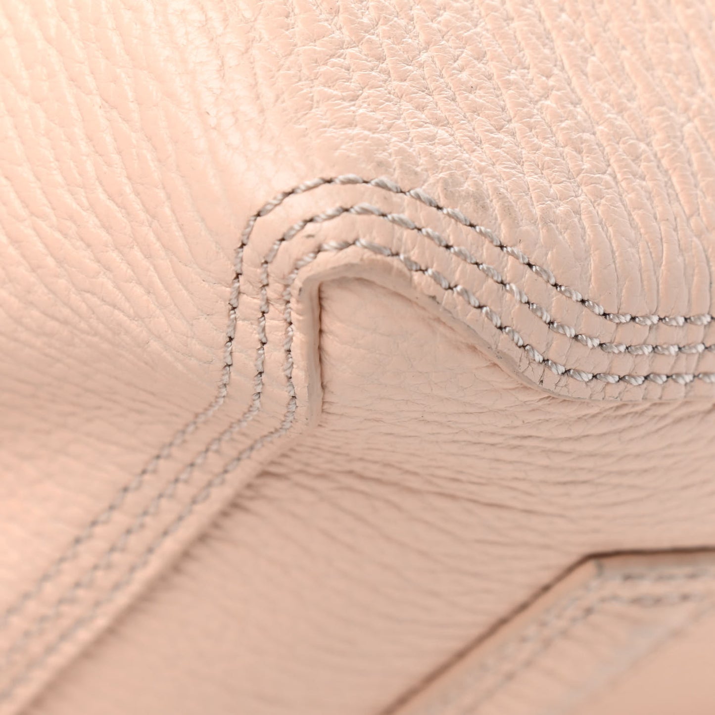 Textured Calfskin Mini Pashli Satchel Blush