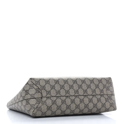 Gucci Textured Calfskin Monogram Small Reversible GG Tote Dark Cipria 6 of 15