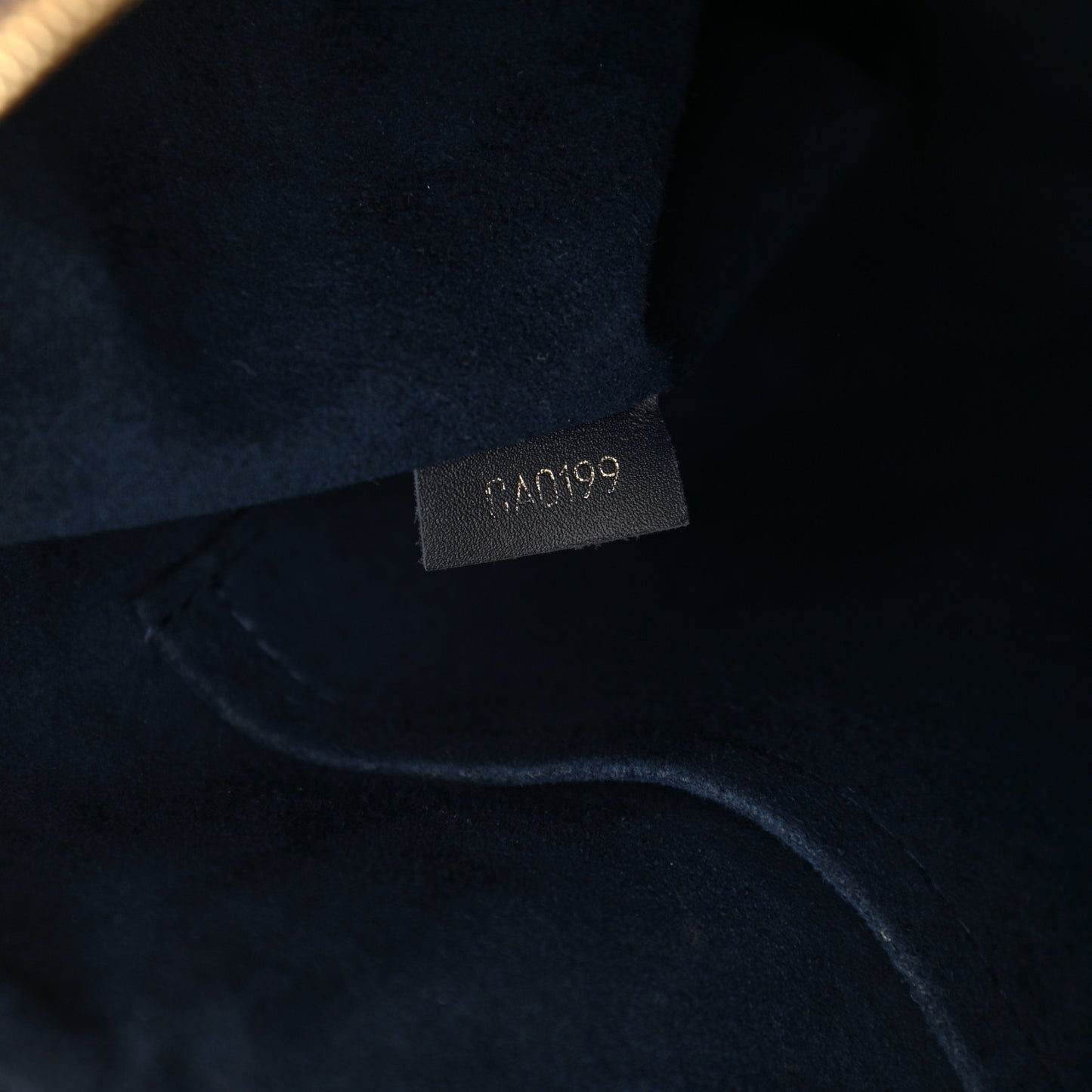 Empreinte V Tote MM Marine Rouge