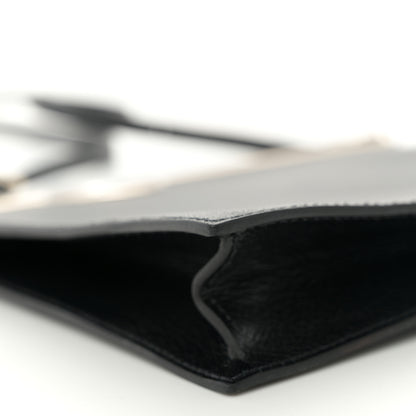 Hermes Chevre Chamkila Mors De Bride Bag Black 9 of 11