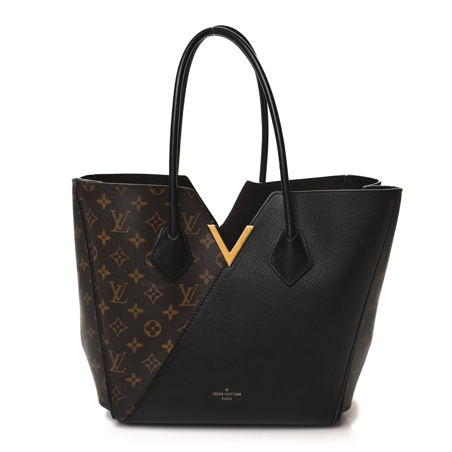 Calfskin Monogram Kimono Tote Black