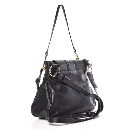 Chloe Grained Lambskin Calfskin Small Lexa Shoulder Bag Black 4 of 10