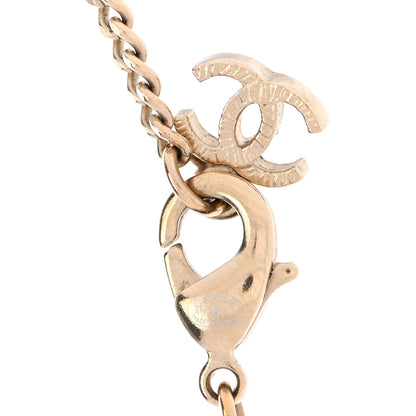 Chanel Candy Chain CC Pendant Necklace Gold Multicolor 6 of 7