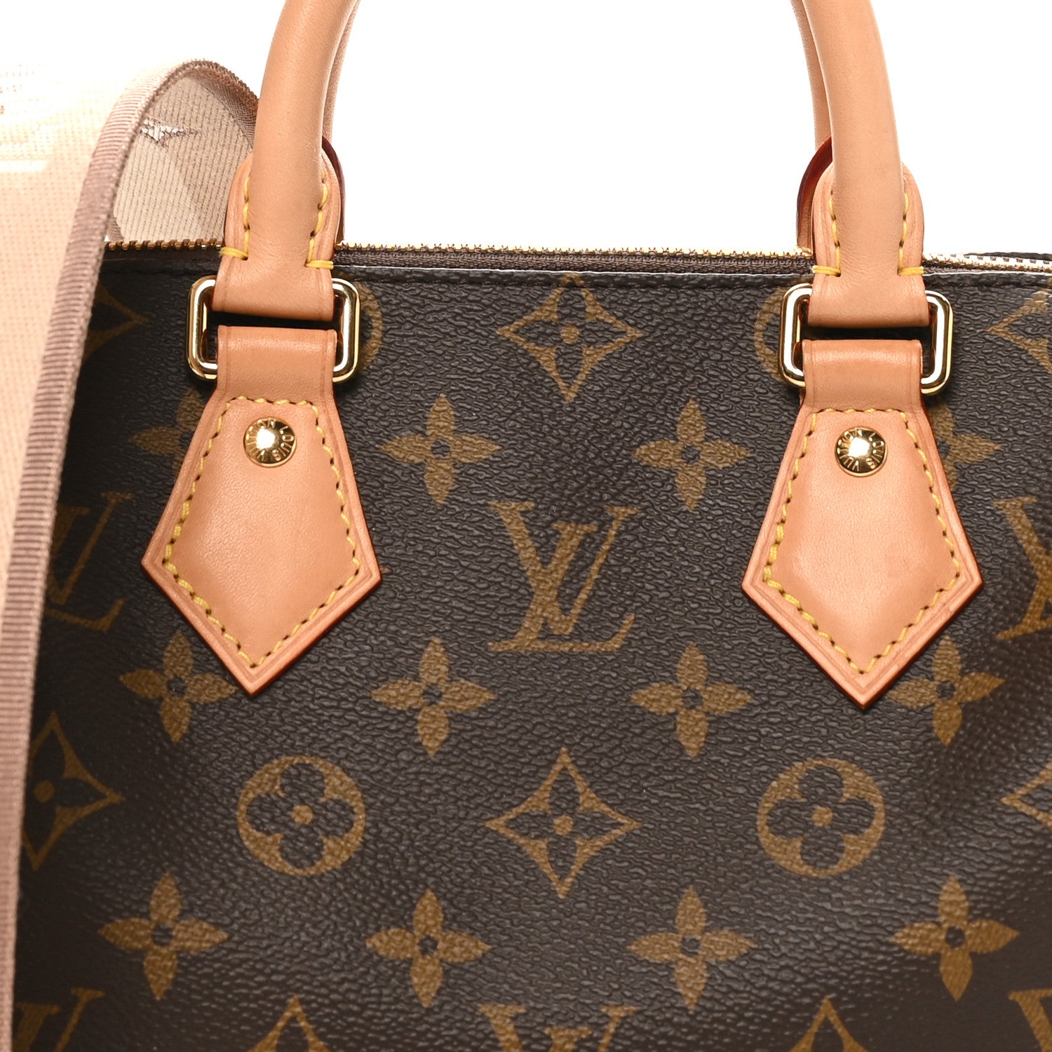 Louis Vuitton Monogram Speedy Bandouliere 20 Beige 7 of 10