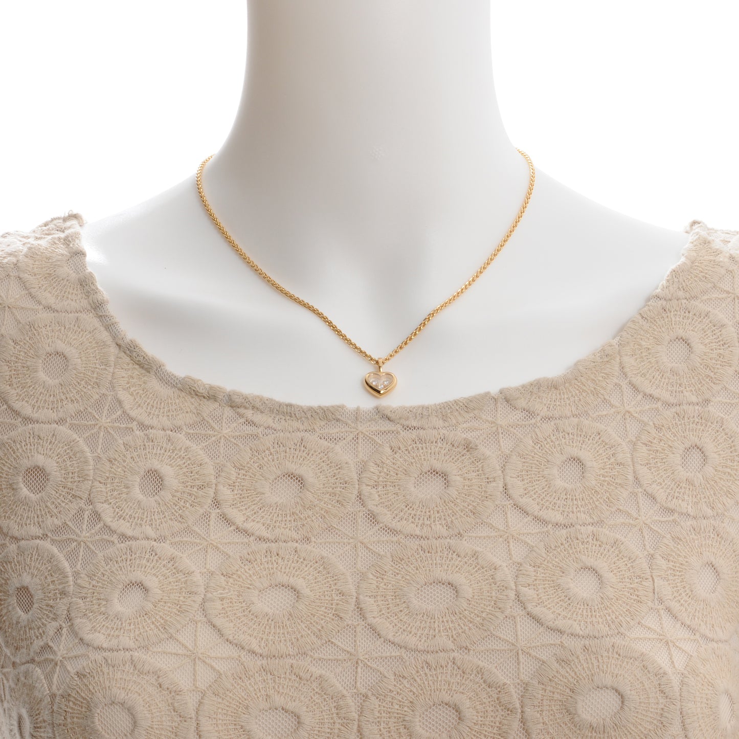 18k Happy Diamonds Icons Heart Pendant Necklace