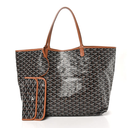 Goyard Goyardine Saint Louis GM Black Gold 2 of 11