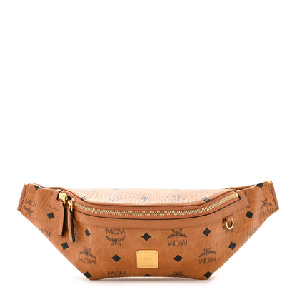 MCM Visetos Stark Belt Bag Cognac 2 of 22