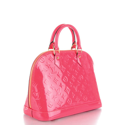 Louis Vuitton Vernis Alma PM Rose Litchi 3 of 7