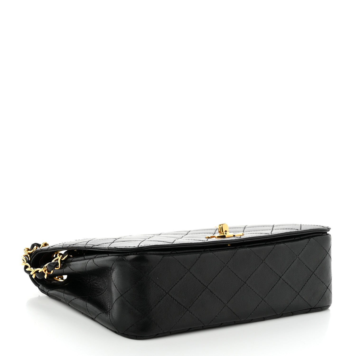 Chanel Lambskin Quilted Small Single Flap Black 4 of 11
