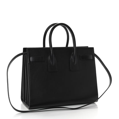 Saint Laurent Calfskin Small Sac De Jour Black 3 of 9