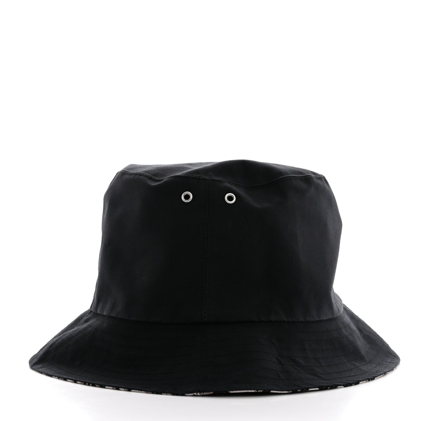 Oblique Reversible Teddy-D Brim Bucket Hat Beige