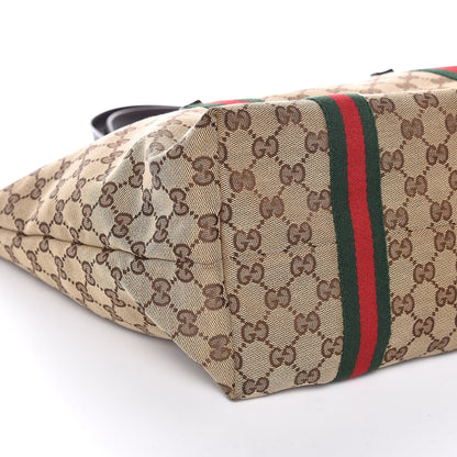 Gucci Monogram Large Jolicoeur Tote Brown 10 of 12