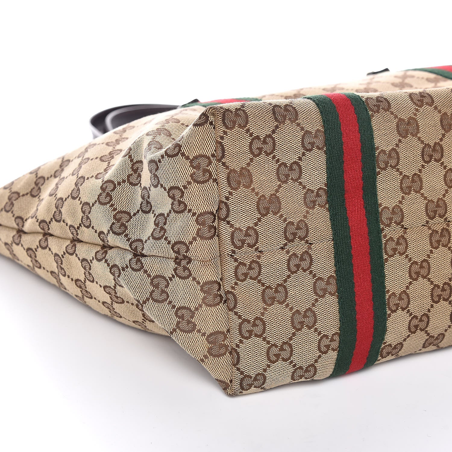 Gucci Monogram Large Jolicoeur Tote Brown 10 of 12